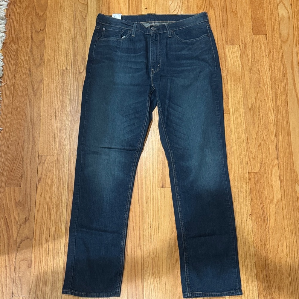 Levi's Men's Dark Blue straight Jeans
